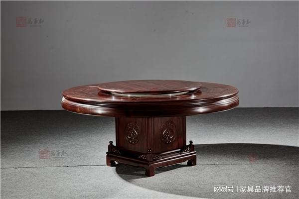 红红木餐桌方圆之选：适配生活场景是关键CQ9电子游戏网站微凹黄檀工厂·万事(图3)